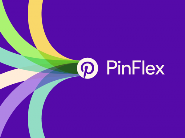 a logo with colorful lines