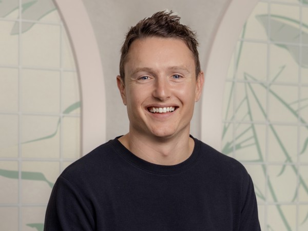 a person smiling at camera