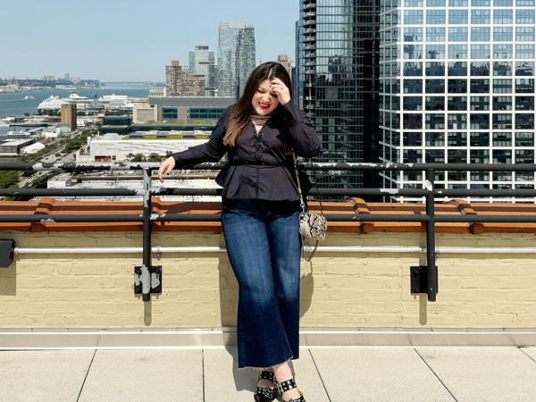 a person posing for a picture