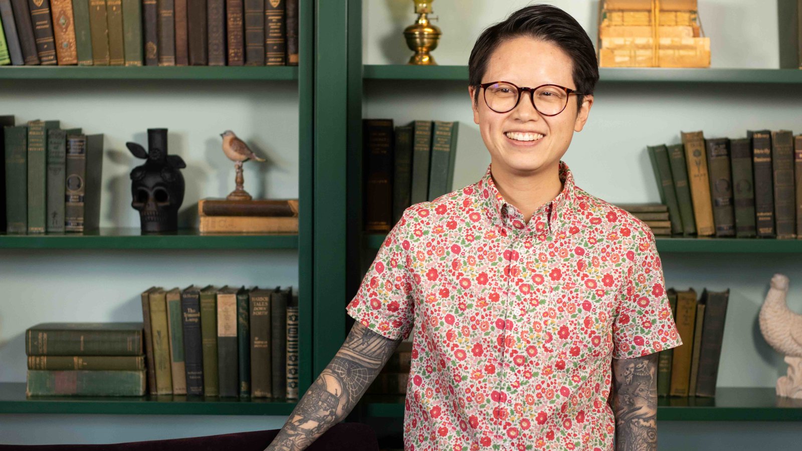 a person with tattoos on their arm